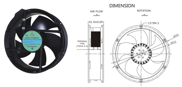 dot雷竞技官方
SJ2206HA2-铁叶风机